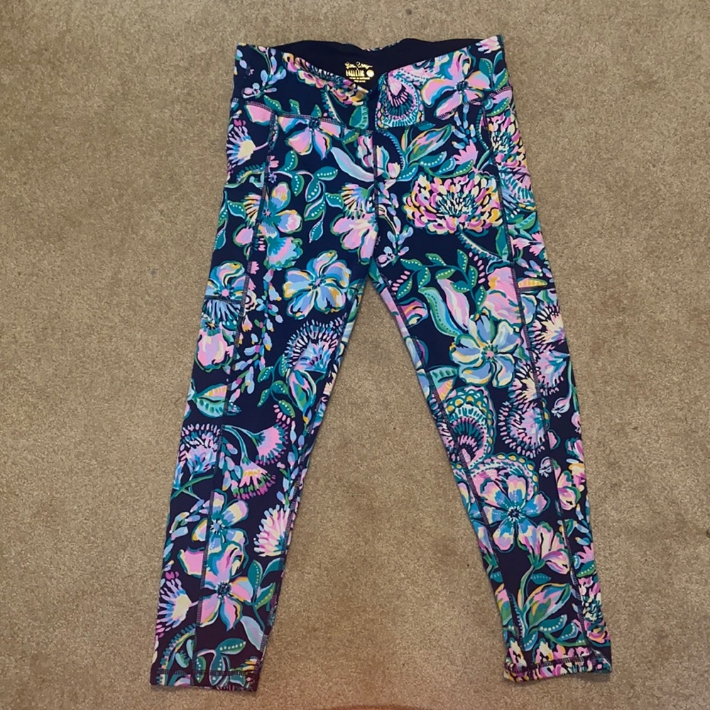 Lilly Pulitzer Floral Printed Exercise Leggings
